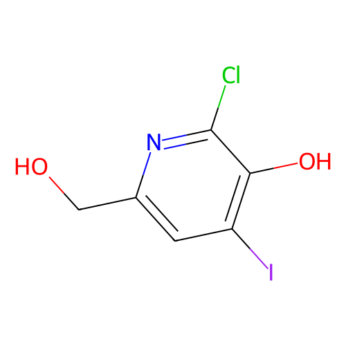 2-<em>氯</em>-3-羟基-6-(<em>羟</em>甲基)-4-<em>碘</em>吡啶，208519-37-3，97%