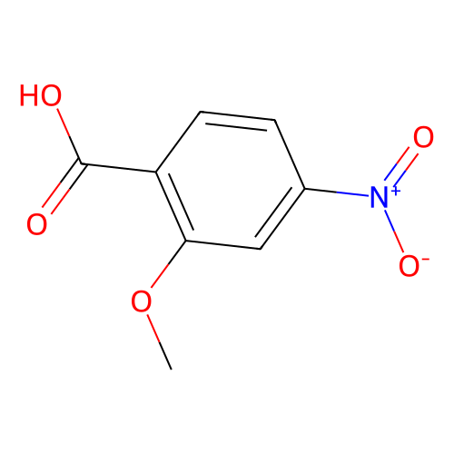 2-<em>甲</em>氧基-4-硝基苯甲酸，2597-<em>56</em>-0，98%