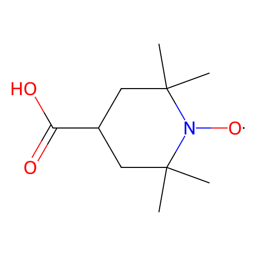 4-羧基-2,2,6,6-四甲基<em>哌啶</em>1-氧基<em>自由基</em>，37149-18-1，>97.0%