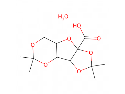 (-)-2,3:4,6-二-O-异亚丙基-2-酮-L-古洛糖酸一水合物，68539-16-2，≥97%