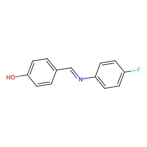 4-[[(4-氟苯基)<em>亚胺</em>]<em>甲基</em>]-苯酚，3382-63-6，98%