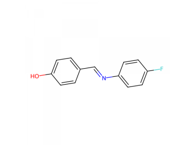 4-[[(4-氟苯基)亚胺]甲基]-苯酚，3382-63-6，98%