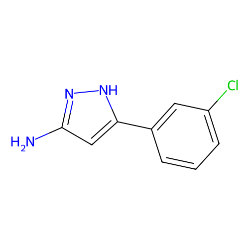 3-(3-氯苯基)-1H-吡唑-5-胺，208519-<em>09-9，97</em>%