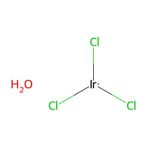 三氯化<em>铱</em>(<em>III</em>) <em>水合物</em>，14996-61-3，试剂级,Ir>52%