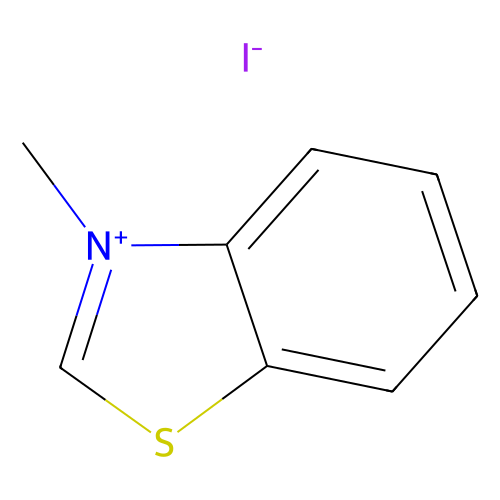 <em>3</em>-甲基苯并噻唑鎓碘化物，2786-31-4，>98.0%(T)