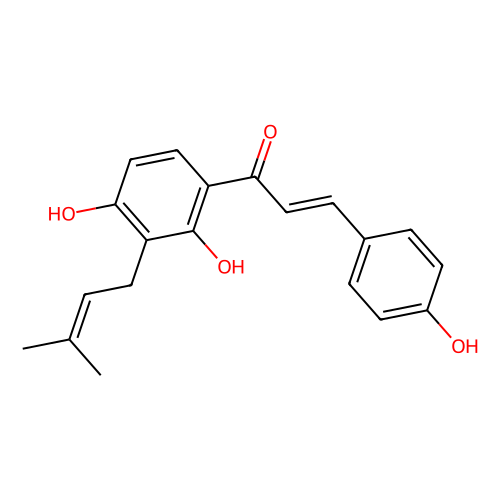 Isobavachalcone，<em>20784</em>-50-3，10mM in DMSO