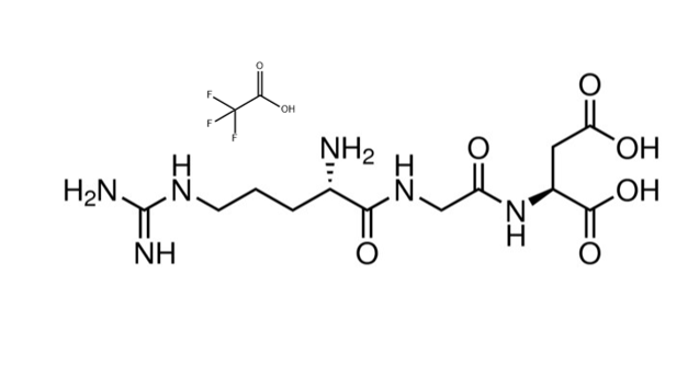 <em>精</em>氨酰-<em>甘</em>氨酰-天冬氨酸 TFA ，99896-85-2，97%