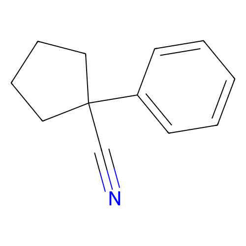 1-苯基<em>环</em><em>戊烷</em>甲腈，77-57-6，98%