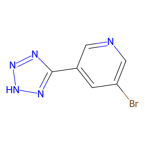 5-(5-溴-<em>3</em>-吡啶基)-<em>1</em>H-四唑，211943-13-4，97%