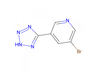 5-(5-溴-3-吡啶基)-1H-四唑，211943-13-4，97%