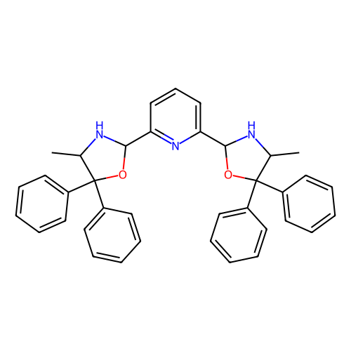 2,6-双[(<em>2S</em>,<em>4S</em>)-4-甲基-5,5-二苯基恶唑啉-2-基]吡啶，1450841-25-4，95%