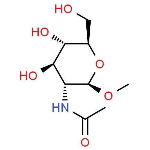 甲基2-乙酰胺基-2-脱氧-β-<em>D</em>-<em>吡</em><em>喃</em>葡萄<em>糖苷</em>，3946-01-8，97%