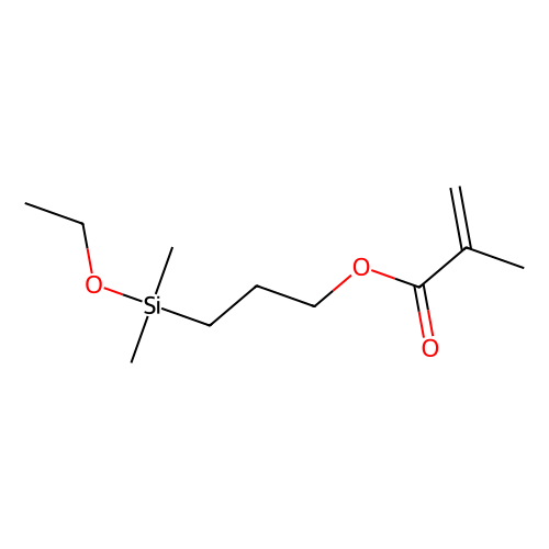 甲基丙烯酸3-(乙氧基二甲基硅基)丙酯 (含稳定剂<em>BHT</em>)，13731-98-1，95%