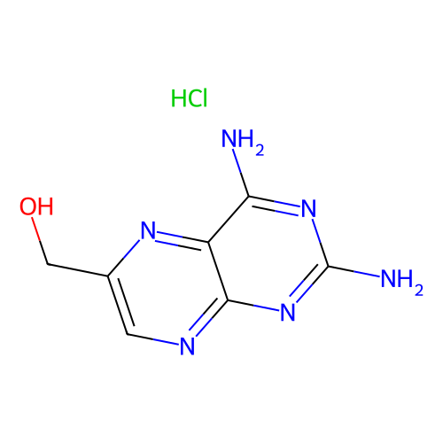 2,4-二氨基-6-羟甲基<em>蝶啶</em> 盐酸盐，73978-41-3，95%