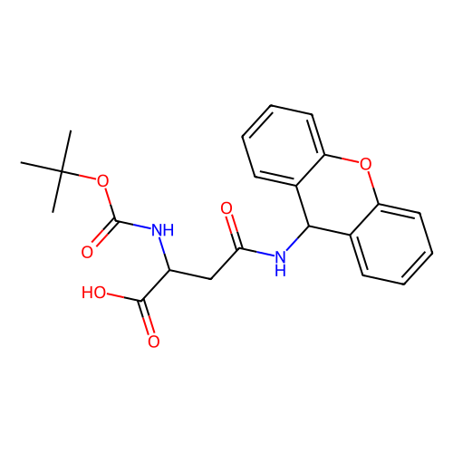 N-叔丁氧羰基-N'-氧蒽基-<em>L</em>-<em>天门冬</em><em>酰胺</em>，65420-40-8，98%