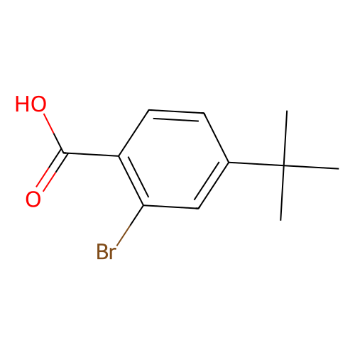 <em>2</em>-溴-4-叔丁基苯甲酸，<em>6332</em>-96-3，98%