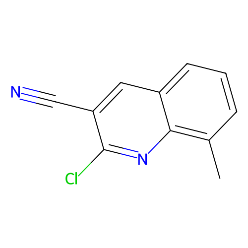 2-氯-8-甲基-3-喹啉甲腈，136812-<em>21</em>-0，97%