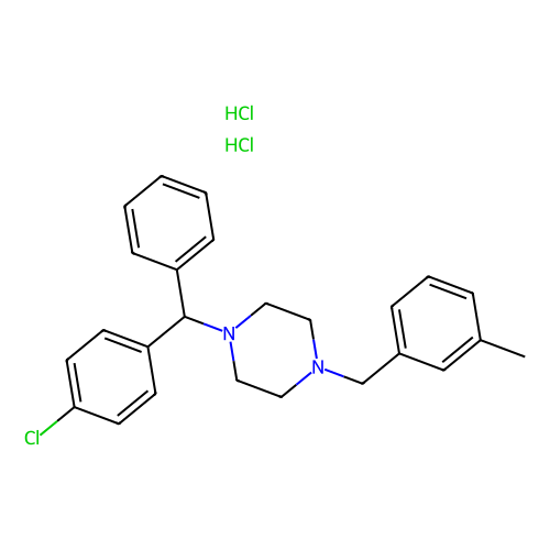 美克洛嗪二盐酸盐，1104-22-9，≥98