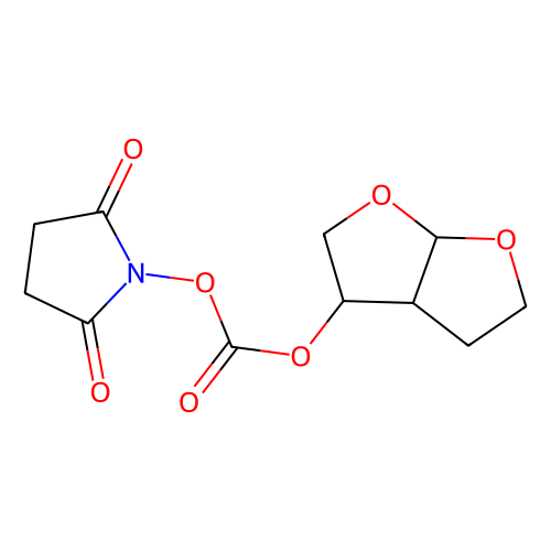 [（<em>3R</em>，<em>3</em>aS，6aR）-<em>羟基</em>六<em>氢</em><em>呋喃</em>[2,3-b]<em>呋喃</em>基琥珀酰亚胺基碳酸酯，253265-97-3，98%