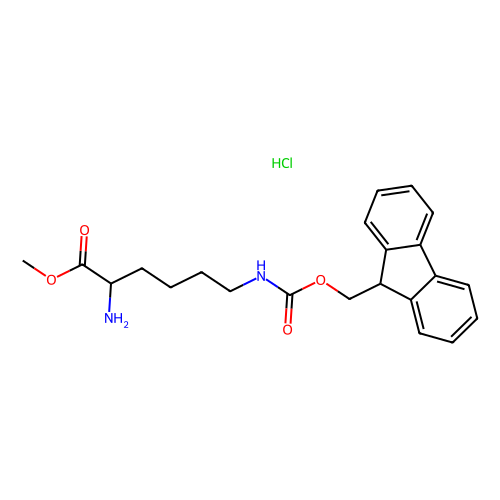 N'-芴甲氧羰基-<em>L</em>-<em>赖氨酸</em>甲酯盐酸盐，201009-98-5，98%