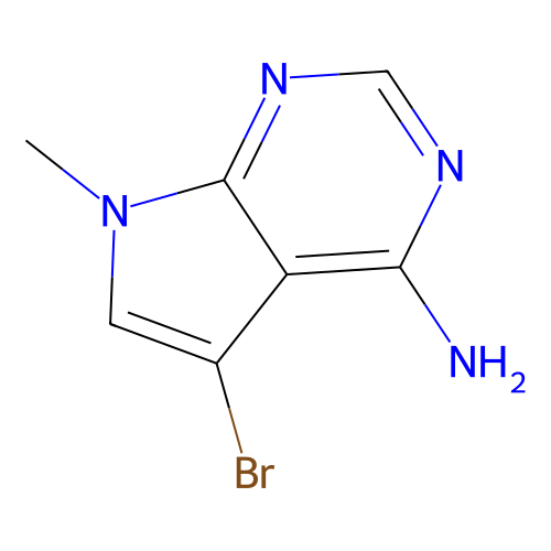 5-<em>溴</em>-<em>7</em>-甲基-<em>7</em>H-吡咯[<em>2</em>,3-d]嘧啶-<em>4</em>-<em>胺</em>，1337532-51-0，97%