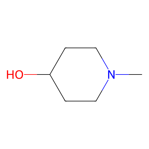 <em>4</em>-羟基-1-甲基哌啶，106-52-5，>98.0%(GC)