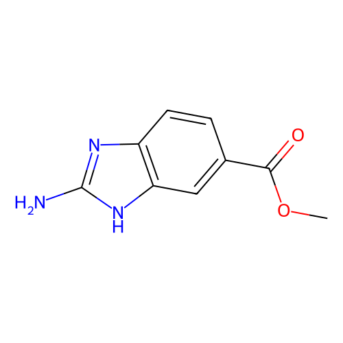 <em>2</em>-氨基-1H-苯并咪唑-5-羧酸甲酯，106429-38-3，95%