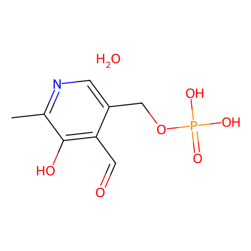 5-磷酸<em>吡哆醛</em>酯一水合物，41468-25-1，10mM in DMSO