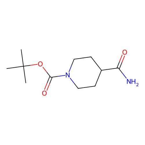 1-<em>Boc-4</em>-<em>哌啶</em>甲酰胺，91419-48-6，≥95.0%