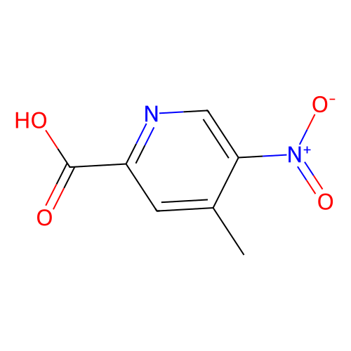 4-甲基-<em>5</em>-<em>硝基</em><em>吡啶</em>-<em>2</em>-<em>羧酸</em>，5832-43-9，95%