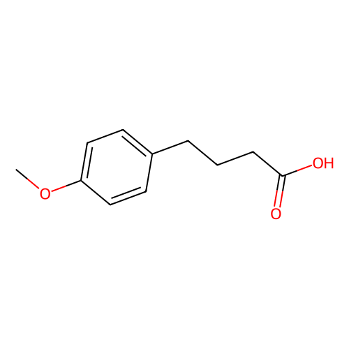 <em>4</em>-(<em>4</em>-甲氧基苯基)丁酸，4521-28-2，>95.0%(GC)