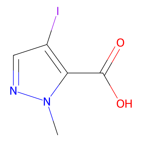 <em>4</em>-碘-<em>1</em>-甲基吡唑-<em>5</em>-羧酸，75092-30-7，>98.0%
