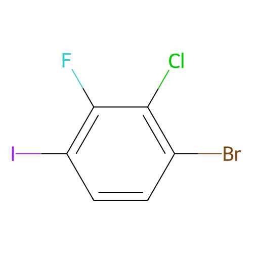 1-溴-2-<em>氯</em>-<em>3</em>-氟-4-<em>碘</em><em>苯</em>，1000573-03-4，97%