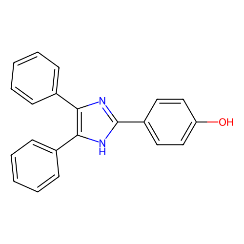 <em>4</em>-(<em>4</em>,5-<em>二</em><em>苯基</em>-1H-<em>咪唑</em>-2-基)苯酚，1752-94-9，98%