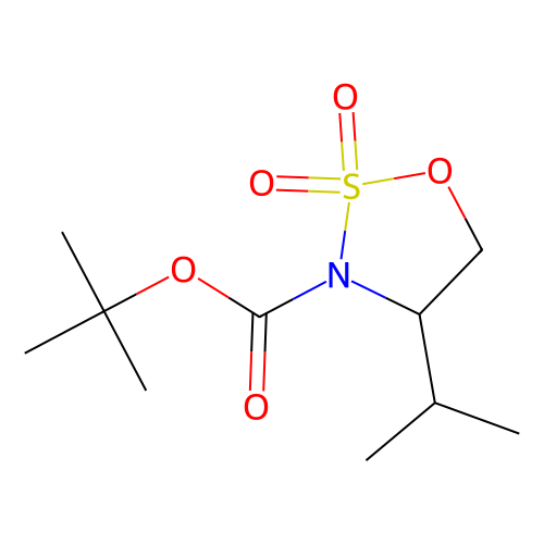(S)-<em>3</em>-Boc-4-异<em>丙基</em>-<em>2</em>,2-<em>二氧</em>代-[<em>1,2,3</em>]氧杂噻唑烷，1206227-46-4，96%