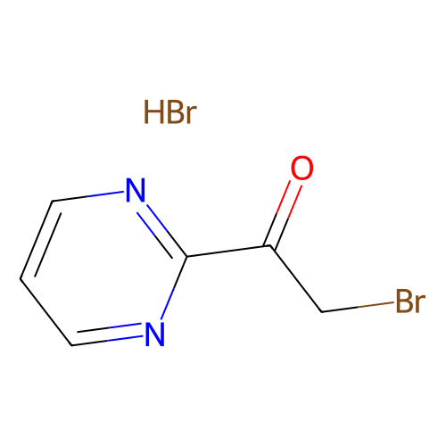 <em>2</em>-<em>溴</em>-1-(嘧啶-<em>2</em>-基)乙-1-酮<em>氢溴酸</em>盐，1588441-02-4，97%