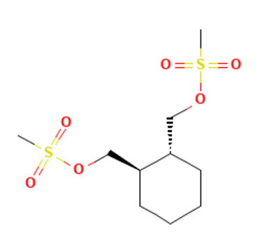 (R,R)-1,2-双(甲磺酰基氧基甲基)<em>环己烷</em>，186204-<em>35</em>-3，98%