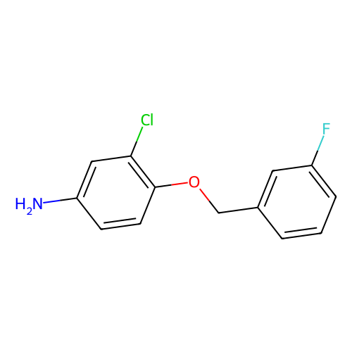 3-氯-4-(3-氟苯甲氧基)苯胺，<em>202197-26-0</em>，>98.0%
