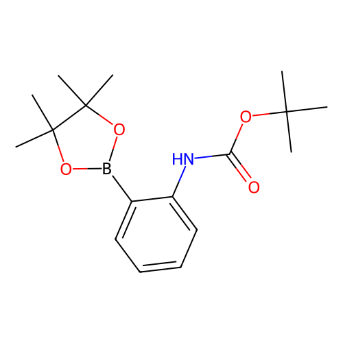 2-(<em>N-Boc</em>-氨基)<em>苯</em>硼酸频哪<em>醇</em>酯，159624-15-4，97%