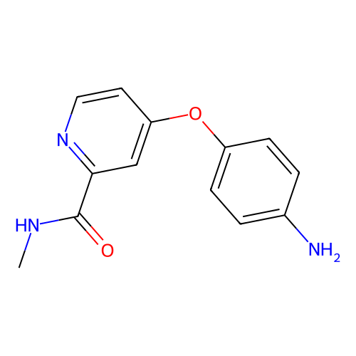 4-(4-<em>氨基</em><em>苯</em>氧基)-<em>N</em>-<em>甲基</em>-<em>2</em>-吡啶<em>甲酰胺</em>，284462-37-9，98%