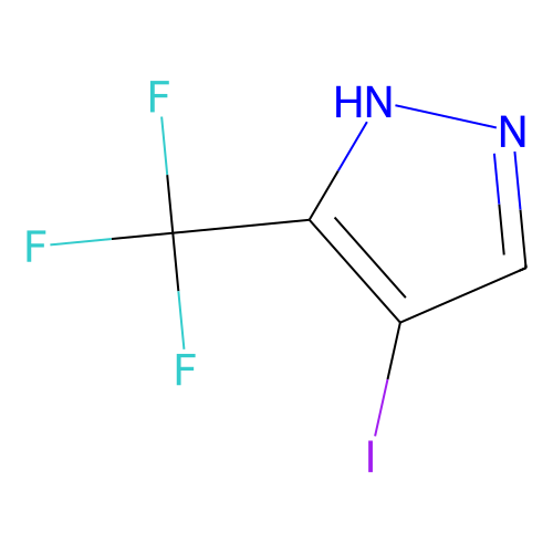 4-<em>碘</em>-<em>3</em>-三氟甲基-1H-<em>吡唑</em>，866638-72-4，98%