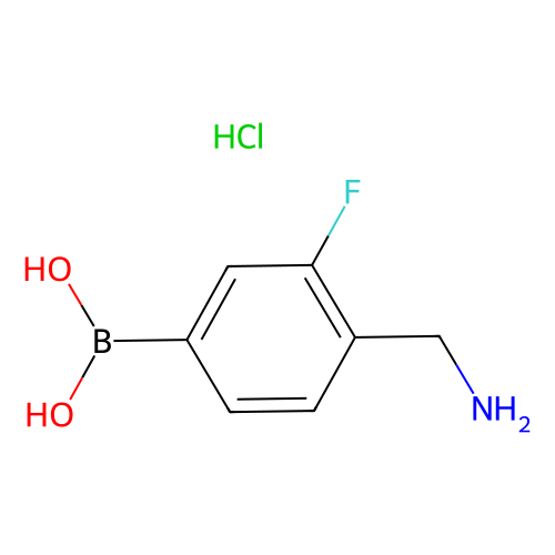 <em>4</em>-（氨基甲基）-3-氟苯基硼酸盐酸盐，1072946-45-<em>2</em>，≥97%