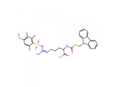 N-Fmoc-N'-(4-甲氧基-2,3,6-三甲基苯磺酰基)-L-精氨酸，98930-01-9，98%