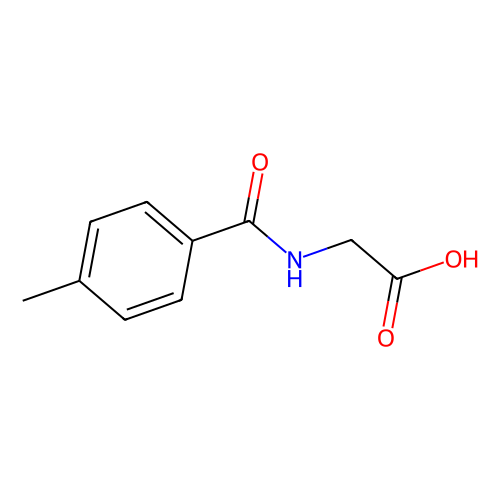 N-(对甲苯甲酰基)甘氨酸，27115-<em>50-0</em>，>98.0%(HPLC)