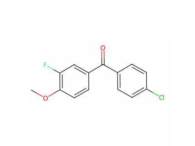 4-氯-3'-氟-4'-甲氧基二苯甲酮，844885-05-8，97%