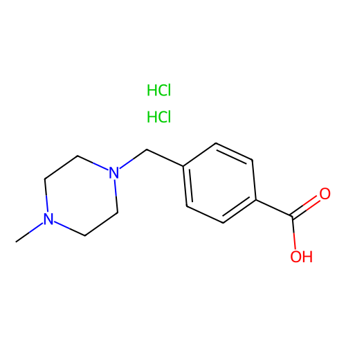4-[(4-甲基<em>哌嗪</em>-<em>1</em>-<em>基</em>)甲基]苯甲酸二<em>盐酸盐</em>，106261-49-8，>98.0%(HPLC)