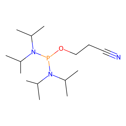 <em>2</em>-<em>氰</em><em>乙基</em><em>N</em>,<em>N</em>,<em>N</em>′,<em>N</em>′-四异丙基亚磷酰<em>二</em>胺，102691-36-1，97%