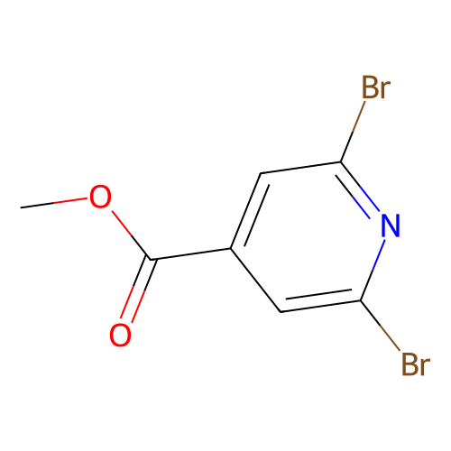 2,6-<em>二</em><em>溴</em>吡啶-4-羧酸<em>甲</em><em>酯</em>，119308-57-5，97%