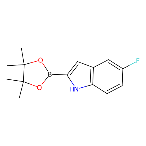 5-氟-1H-<em>吲哚</em>-2-硼酸频哪<em>醇</em>酯，1256358-94-7，97%