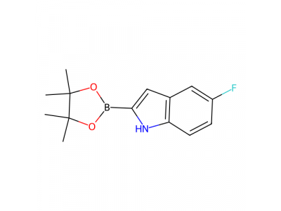 5-氟-1H-吲哚-2-硼酸频哪醇酯，1256358-94-7，97%